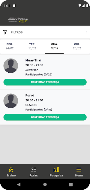Central Fit Screenshot 2