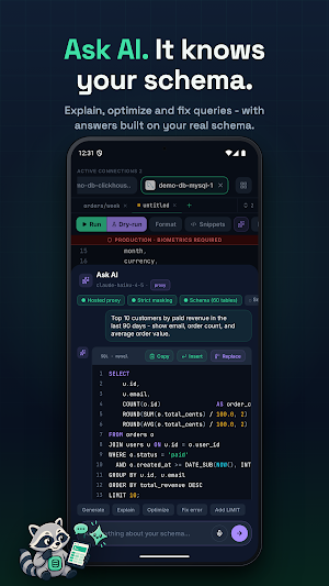 DBPort: Modern Database Client Screenshot 2