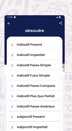 Dictionnaire Conjugaison Screenshot 2