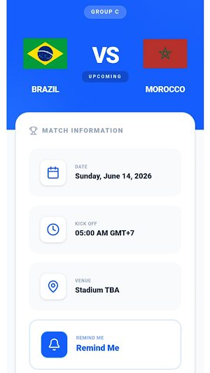 Schedule World Cup 2026 Screenshot 3