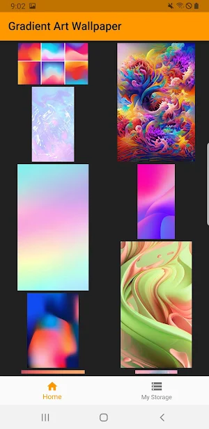 Gradient Art Wallpaper Screenshot 2