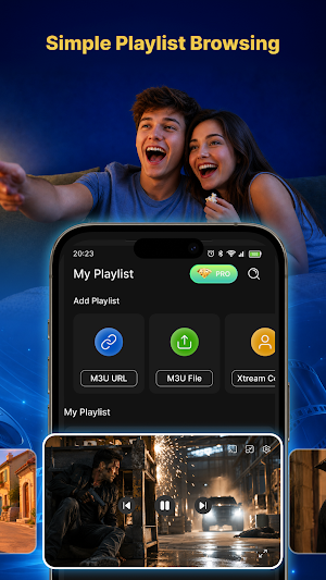 IPTV Player: Playlist Media Screenshot 1
