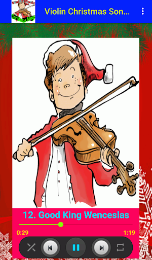 Violin Music of Christmas Song Screenshot 3