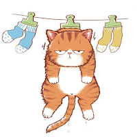 Cute Cartoon Cat Wallpaper 4K
