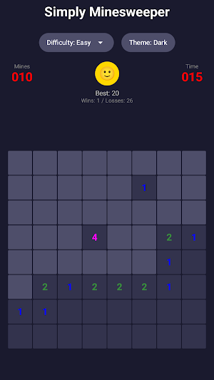 Simply Minesweeper Screenshot 1