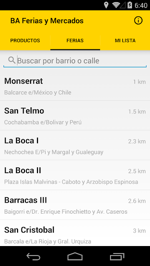 BA Ferias Screenshot 3