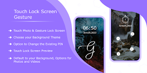 Touch Lock Screen Photo Video Screenshot 0