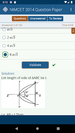 NIMCET Exam Previous Papers Screenshot 2