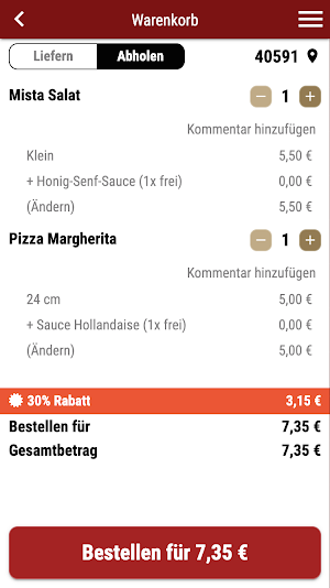 La Nonna Restaurant Pizzeria Screenshot 1