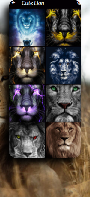 Trendy Lion King Wallpaper Screenshot 0