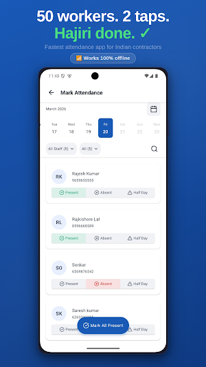 Yojo Construction App Screenshot 0