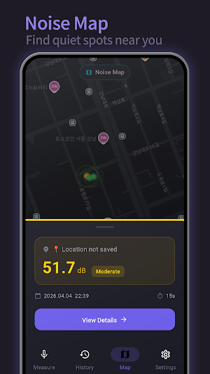 DecibelMap - Noise Level Meter Screenshot 1