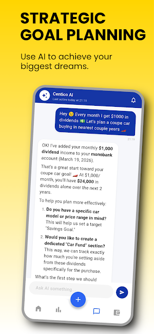 Centico: AI Financial Agent Screenshot 1