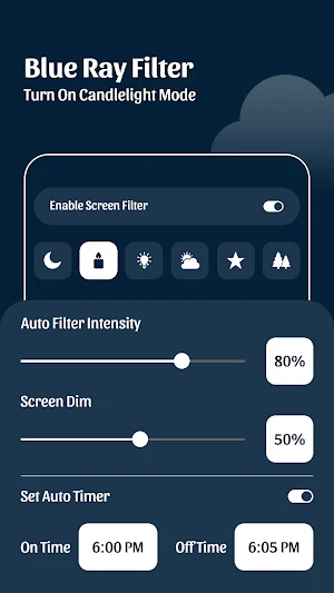 Dark Mode - Blue Ray Filters Screenshot 0