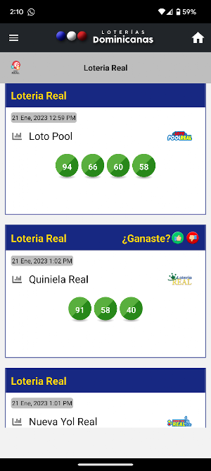 Loterias Dominicanas Screenshot 3