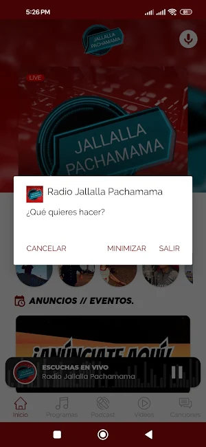 Radio Jallalla Pachamama Screenshot 3