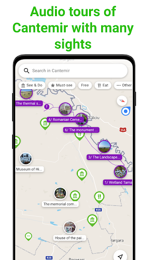Cantemir Tour Guide:SmartGuide Screenshot 0