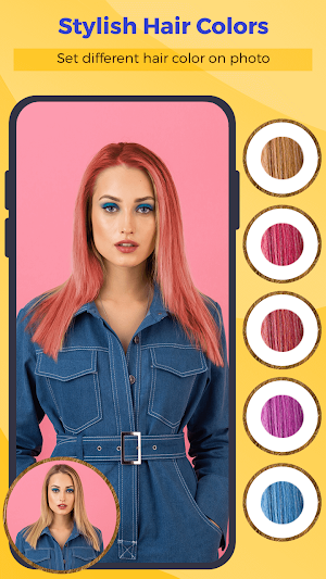 K-POP Hairstyle Editor Screenshot 2