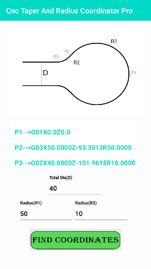 Cnc Taper & Radius Pro Screenshot 2