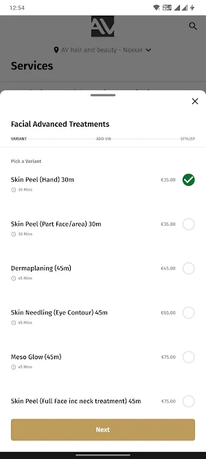 AV Salons & Clinic Screenshot 2