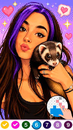 Lyna Juegos Colorear Screenshot 3