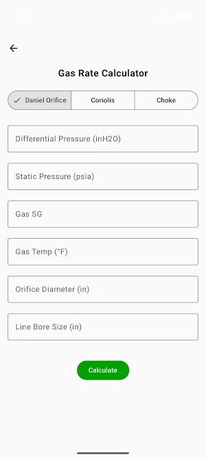 Oil & Gas Calculator Screenshot 2