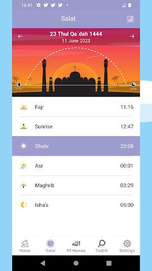 Muslim Helper: Prayer & Qibla Screenshot 1