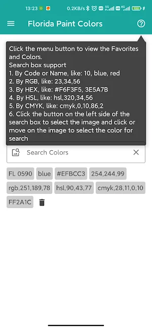 Florida Paint Colors Screenshot 0