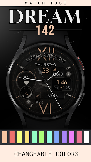 Dream 142 Classic watch face Screenshot 2