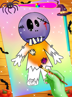Halloween Coloring Pages Game Screenshot 2