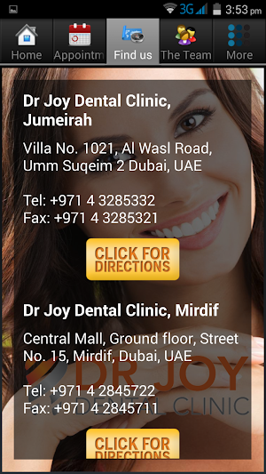 Dr Joy dental clinic UAE Screenshot 1