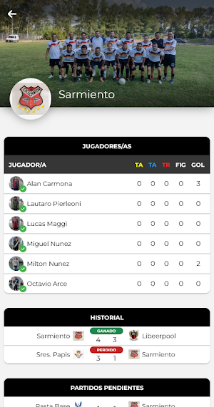 Torneo Doble Amarilla Screenshot 1