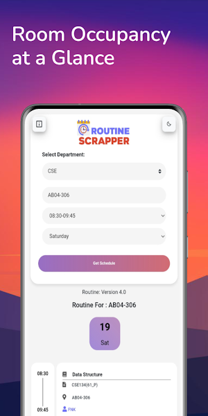 DIU Routine Scrapper Screenshot 3
