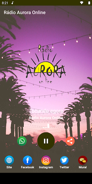Rádio Aurora Online Screenshot 1