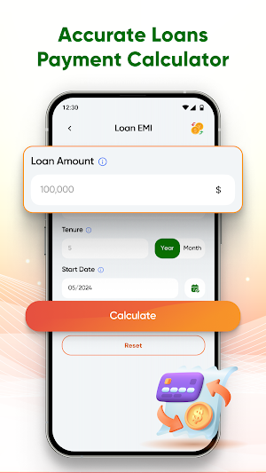Loan EMI Calculator - Mortgage Screenshot 0