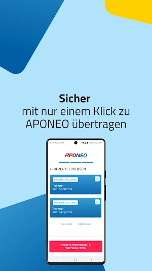 APONEO E-Rezept Screenshot 2