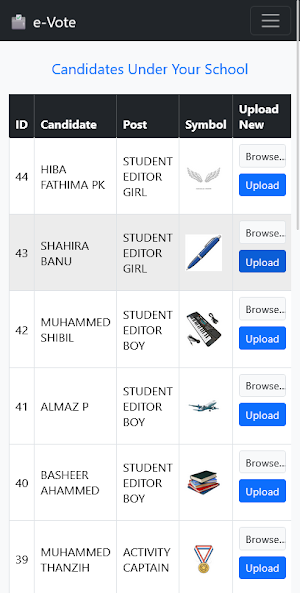 School Voting Screenshot 1