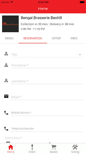 Bengal Brasserie Screenshot 1