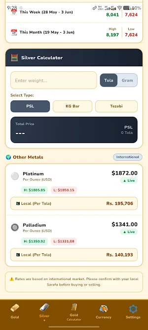 Gold Rate Live Pakistan Screenshot 3
