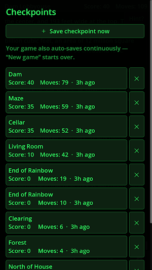 Xyzzy: Interactive Fiction Screenshot 2
