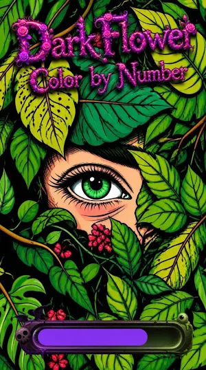 Dark Flower Color by Number Screenshot 0
