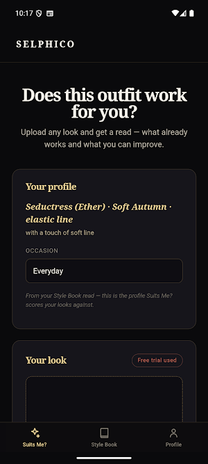 Selphico: Personal Stylist Screenshot 0