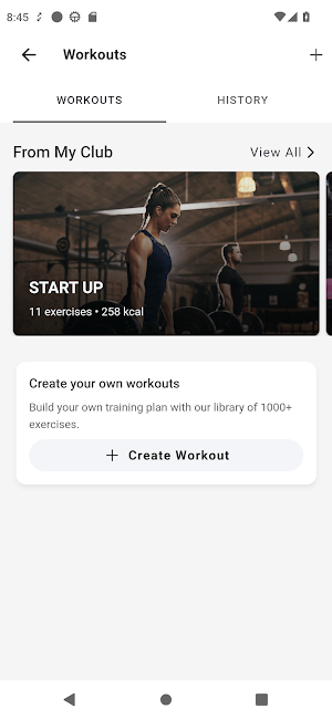 BE Woman Fitness Screenshot 1