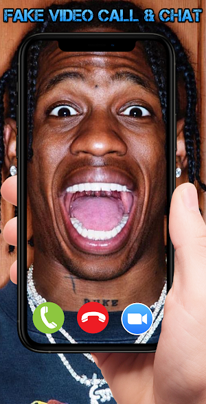 Travis Scott Fake Call & Chat Screenshot 1