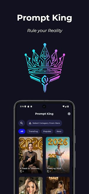 Prompt King: AI Photo Styles Screenshot 0