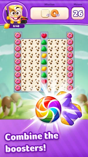 Lollipop Sweet Heroes Match3 Screenshot 2