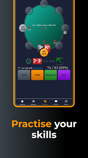 Preflop Dojo: Poker Trainer Screenshot 2
