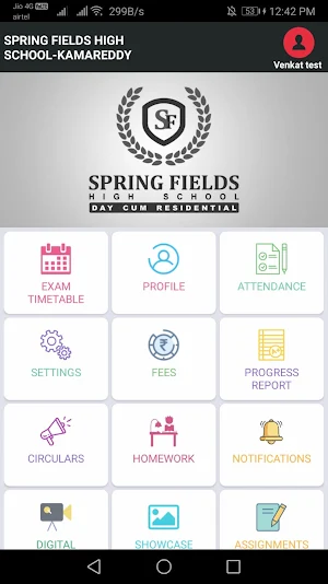 Spring Fields High School Screenshot 1