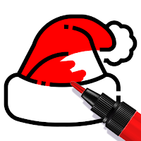 Christmas Coloring Book Page