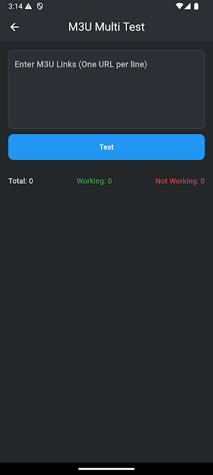 iptv tool & m3u test Screenshot 1